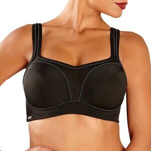 Chantelle High Impact Convertible Sports Bra Black Size 32D